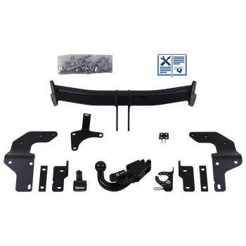 Tažné zařízení Brink tažné zařízení Odnímatelné včetně Erich Jaeger elektropřípojky 7pólové typová - HYUNDAI SANTA FÉ III