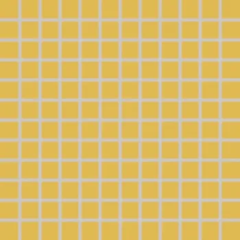 Obklad Color Two, GDM02142, mozaika, 2,5 x 2,5 cm, tmavě žlutá