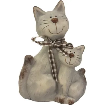Soška dekorační Kočičí rodina