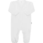 Kojenecký bavlněný overal New Baby Practical bílý kluk, vel. 80 (9-12m)