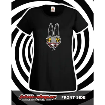 Dámské tričko TEKNOSHOP Toxic Bunny tekno tričko s potiskem dámské L červené