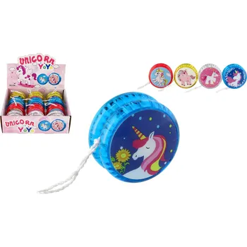 Jojo Teddies Jojo jednorožec svítící plast 5,5cm na baterie 4 barvy