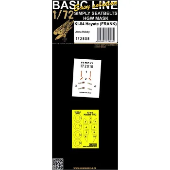 Plastikový model HGW 1/72 Ki-84 Hayate (ARMA H.) BASIC LINE