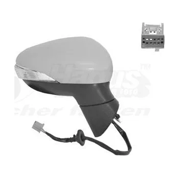 Auto zrcátko Vnější zpětné zrcátko VAN WEZEL 1807808