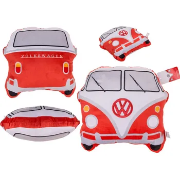Dekorativní polštářek Polštářek Volkswagen T1 30x28 cm červený