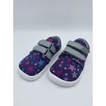 Beda dětské barefoot Plátěné tenisky 0001/TEX/W - Stars Velikost EU: 27, vnitřní délka: 170, vnitřní šířka: 72