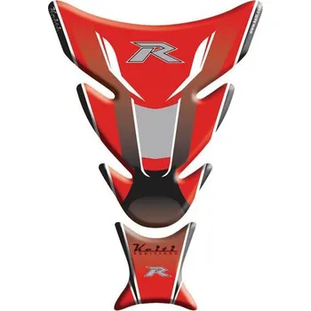 Keiti Tankpad Colour Kawasaki TKW-504R červený na motorku KAWASAKI KLR 600 rok 84-94