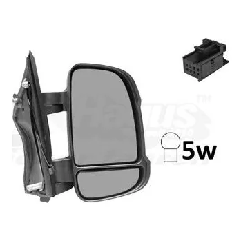 Auto zrcátko Vnější zpětné zrcátko VAN WEZEL 1651808