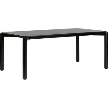 Jídelní stůl Černý jasanový jídelní stůl Teulat Atlas 180 x 100 cm