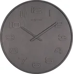 NeXtime, Nástěnné hodiny Wood Wood Medium šedé - Formadore