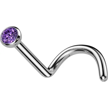 Módní doplněk Šperky4U Piercing do nosu - TITAN - TIT1025-TZ