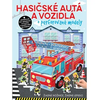 Cizojazyčná kniha Hasičské autá a vozidlá