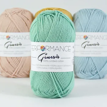 Příze Performance Bavlněná příze Genesis 2159 - zelená 50g 110m