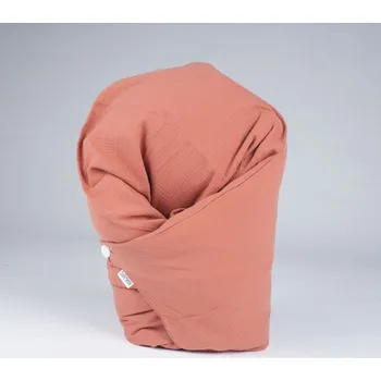 Zavinovačka Tulimese Náhradní povlak mušelínová lososová VELIKOST NÁHRADNÉHO POVLAKU: POVLAK 80X80 CM