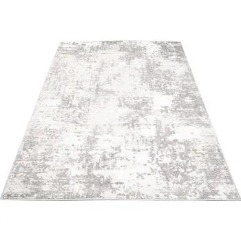 Koberec Moderní koberec Aria - abstrakt 1 - šedý/krémový Rozměr koberce: 80x150 cm