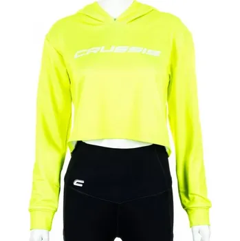 Pánská mikina Dámska mikina krátká Crussis neon yellow XL
