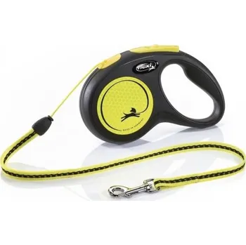 Vodítko pro psa Flexi Flexi NEON lankové vodítko 5 m S