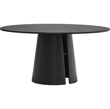 Jídelní stůl Černý kulatý jídelní stůl Teulat Cep 157 cm