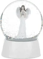 Vánoční dekorace Autronic ANE9501 sněžítko s andělem 13 cm