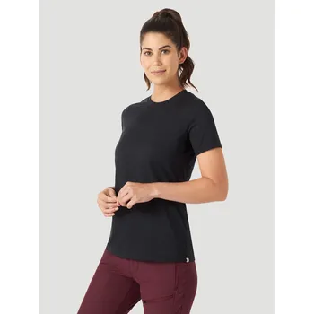 Dámské tričko Tričko Wrangler ATG TEE BLACK Velikost: S