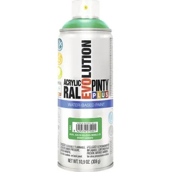Barva ve spreji Barva ve spreji PINTYPLUS EVO vodní báze 400ml RAL6029