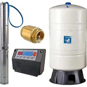 Domácí vodárna ALFAPUMPY 4SST2/13 TS, 80 l, 400 V, délka kabelu podle přání