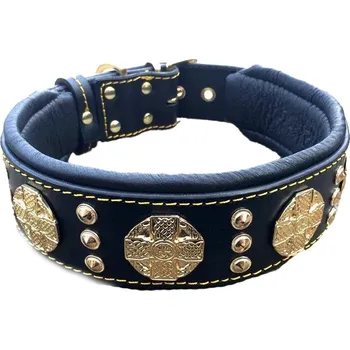 Obojek pro psa Obojek pro psa Bestia Collars Maximus black Velikost: S - šířka 5 cm