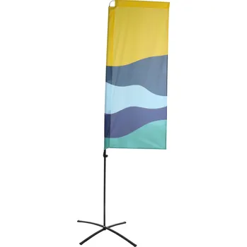 Obdélníková Beachflag vlajka ekonomická - S