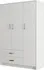 Šatní skříň ASIR Grande 120 cm bílá