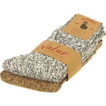 Dámské ponožky Dámské vlněné ponožky Alpaca 2 páry (Levné ponožky pro ženy 2 páry v balení)