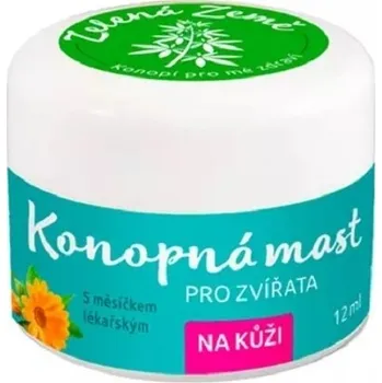 Kosmetika pro psa Zelená Země Konopná mast na kůži pro zvířata