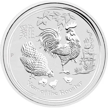 Stříbrná mince 1 Kg Lunar Series II Year of the Rooster 2017