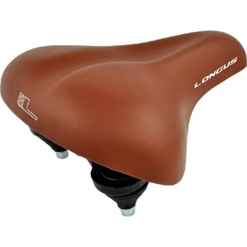 batoh na kolo sedlo LONGUS COIL hnědé city pružiny