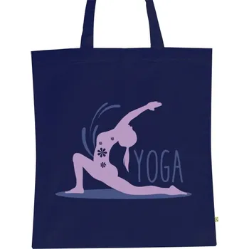 BIO plátěná taška s potiskem Jóga