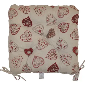 Podsedák Axin Trading s.r.o. Sedák UNI Maxi motiv červená srdce