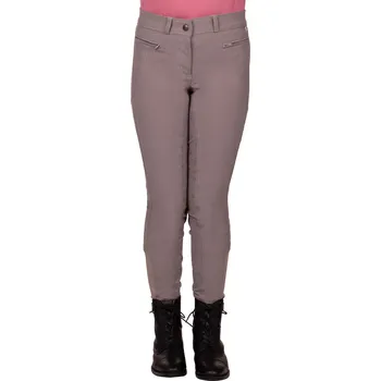 Jezdecké kalhoty QHP Rajtky Victoria QHP, s gripem, dětské, grey 152