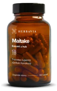 Přírodní produkt Herbavia Maitake extrakt z hub 620 mg 60 cps.