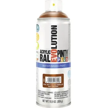 Barva ve spreji Barva ve spreji PINTYPLUS EVO vodní báze 400ml RAL8011