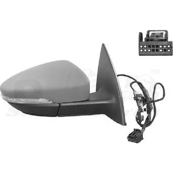 Auto zrcátko Vnější zpětné zrcátko VAN WEZEL 5891808