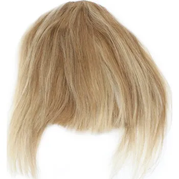 Příčesek Clip in ofina 100% lidské vlasy - REMY - světlý melír