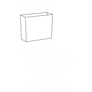 Klozet Kerra Samostatná nádrž pro Kleopatra 11