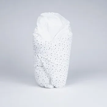 Zavinovačka Tulimese Náhradní povlak černobílé tečky VELIKOST NÁHRADNÉHO POVLAKU: POVLAK 90X90 CM