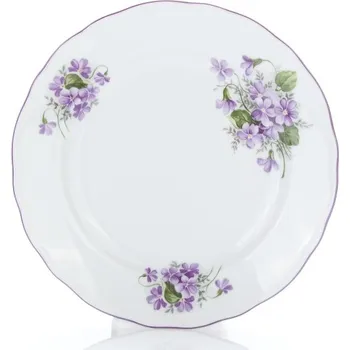 Talíř Český porcelán a.s. Rokoko dezertní talíř 19 cm fialky