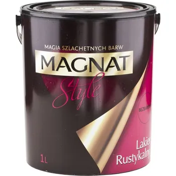 Malířská stěrka Sniezka Magnat Style Rustikální lak bezbarvý (1L) dekorativní lak pro stěny a stropy v interiéru