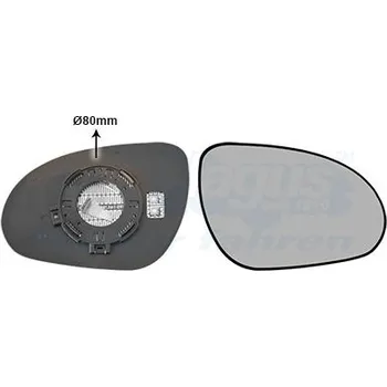 Autosklo Sklo do zrcátka, vnější zrcátko VAN WEZEL 8207836