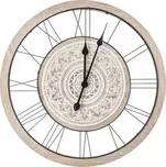 Nástěnné hodiny Mandala 60 cm béžové
