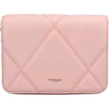 Dámská koženková crossbody Zafi, růžová