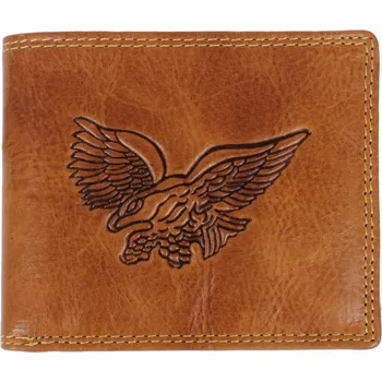 Sendi Design Pánská kožená peněženka 2104W RFID Eagle koňak
