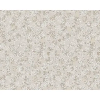 Tapeta Vliesová tapeta drobné květy a listy - béžová, krémová, bílá 4002391112 (0,53 x 10,05 m) A.S.Création