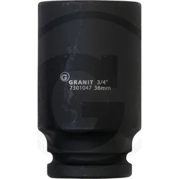 Gola hlavice 6-hranný nástrčný ořech 3/4“ 38mm GRANIT BLACK EDITION